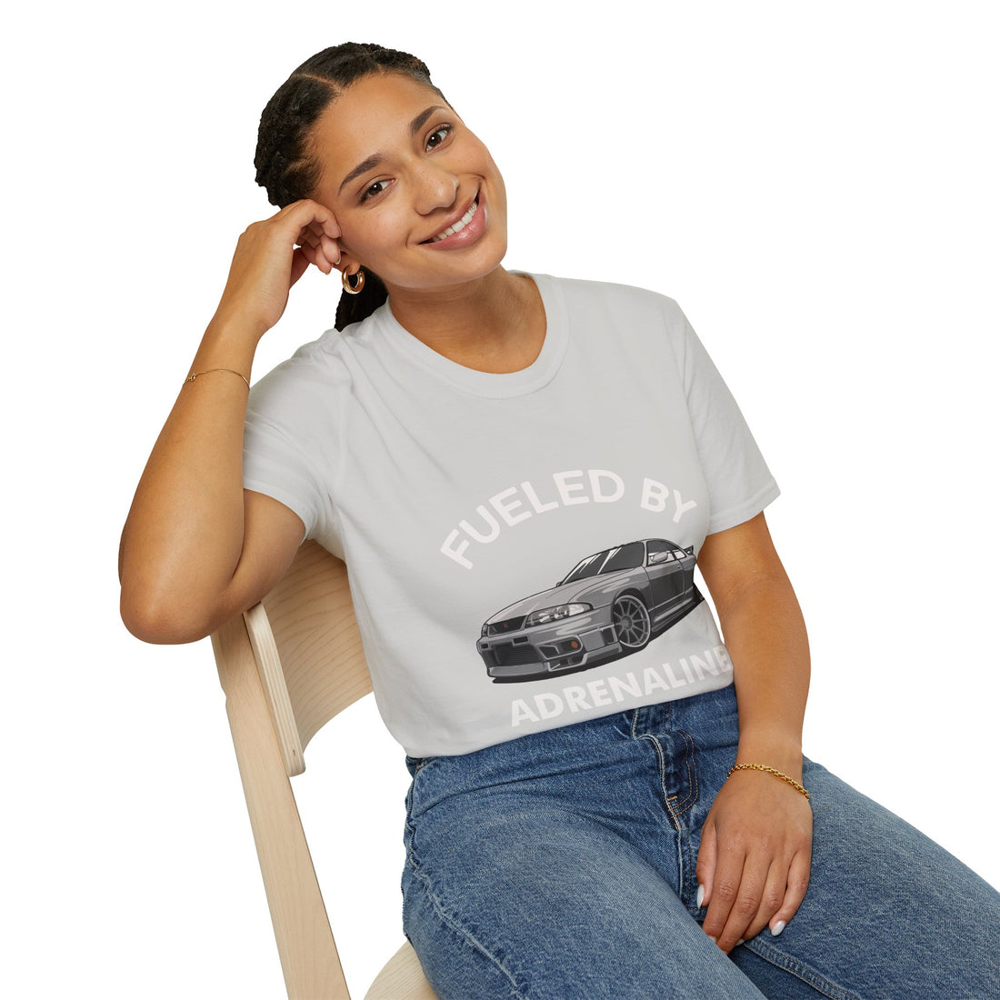 🚗 Nissan Skyline R33 GTR "Fueled by Adrenaline" Enthusiast T-Shirt 🚗