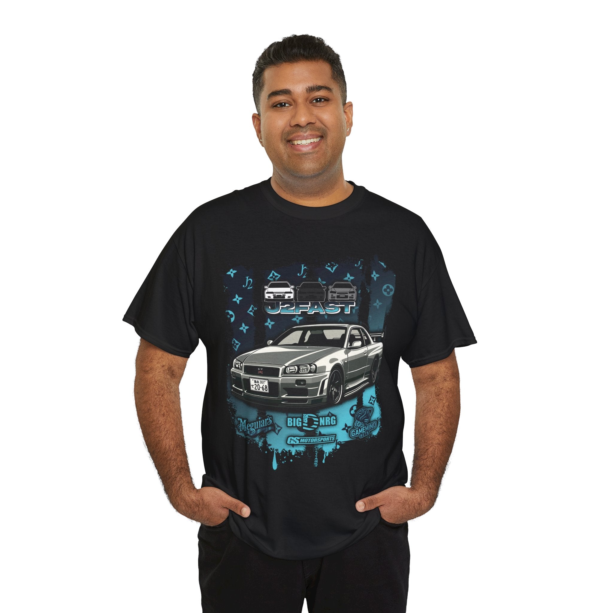 🏎️ J2FAST Nissan Skyline GTR R34 Premium Streetwear T-Shirt 🏎️