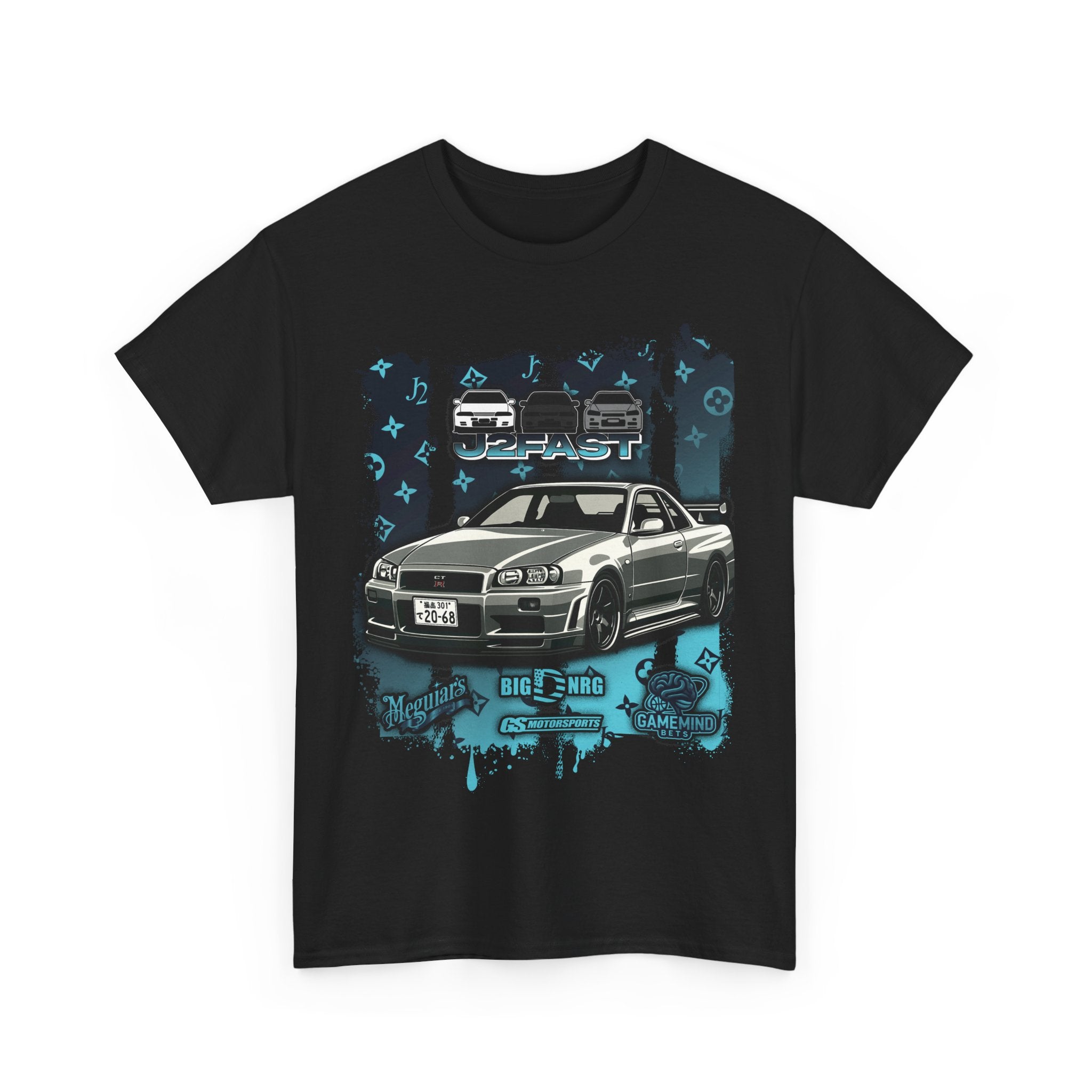🏎️ J2FAST Nissan Skyline GTR R34 Premium Streetwear T-Shirt 🏎️