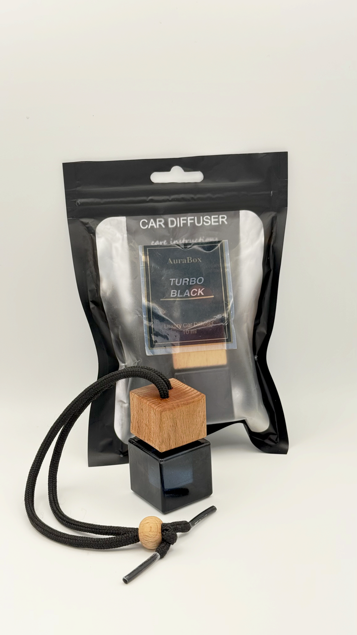 Turbo Black - Car Air Freshener